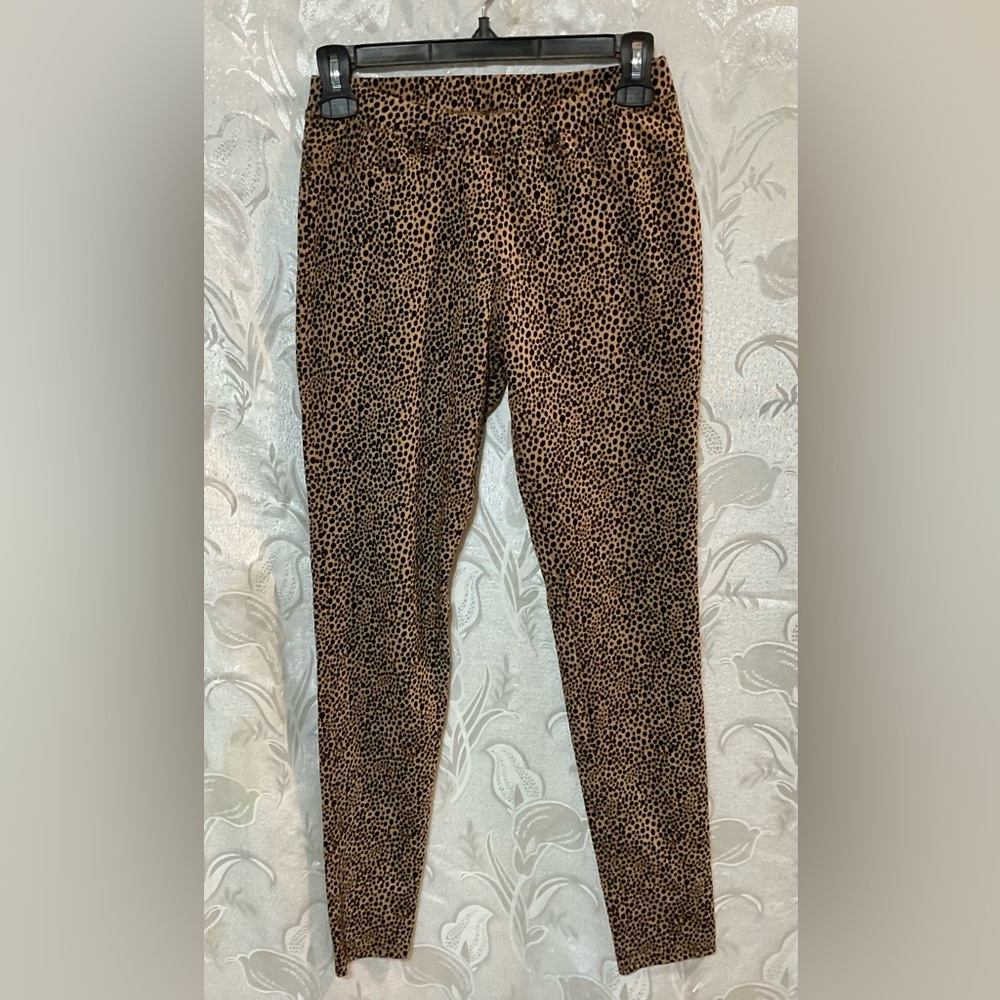 Lildy Brown Black Animal Print Jeggings